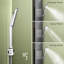 Panneau de douche à DEL 55 po avec pomme de douche fixe-74861543
