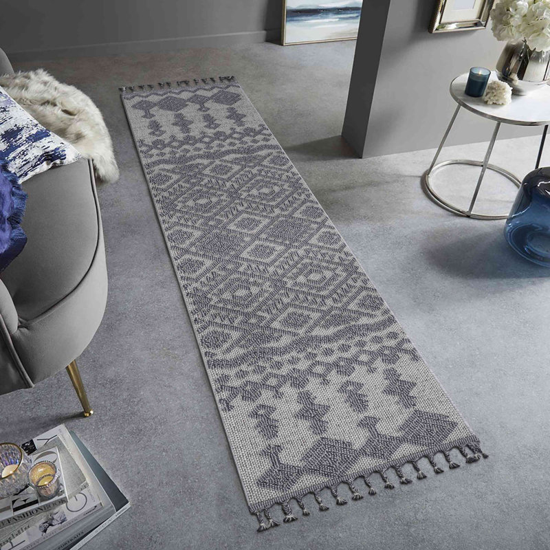 Guros Collection Traditional Indoor Outdoor Runner Rug, Runner 2'2" x 8'