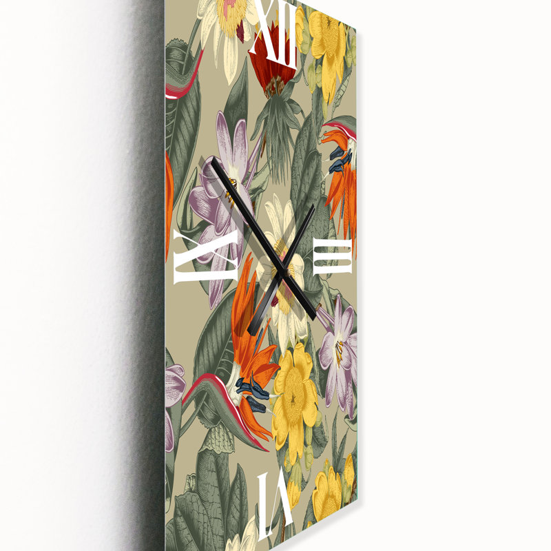 Horloge murale rétro exotique, Petit