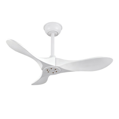 Ventilateur de plafond moderne blanc 36 pouces