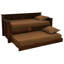 Fireside Lodge Barnwood Daybed - with Roll Out Trundle - Includes Slat Roll-1076479040