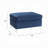 Blue Velvet Modular - Ottoman