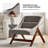 Venancio 28"W Modern Upholstered Arm Chair With Solid Wood Legs And Lumbar Pillow(Set Of 2)-1494956844