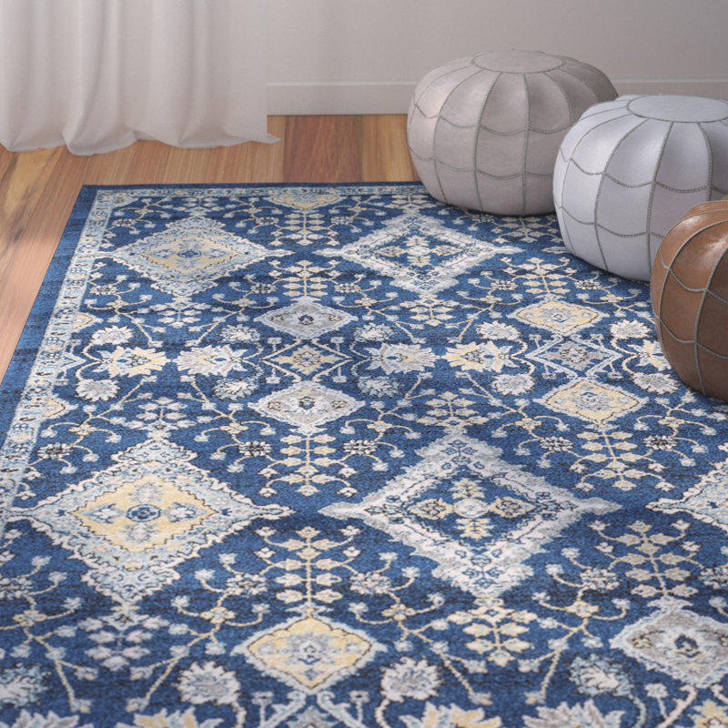Tapis oriental royal / ivoire Osakis, Rectangle 5 pi 3 po x 7 pi 6 po