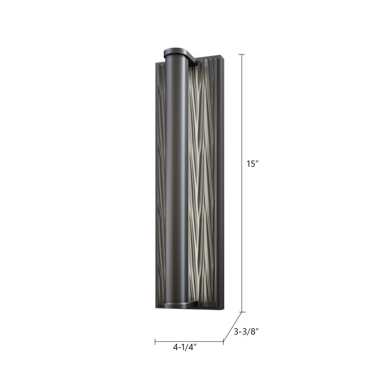 Kensington 1 - Light LED Bath Sconce, Urban Bronze