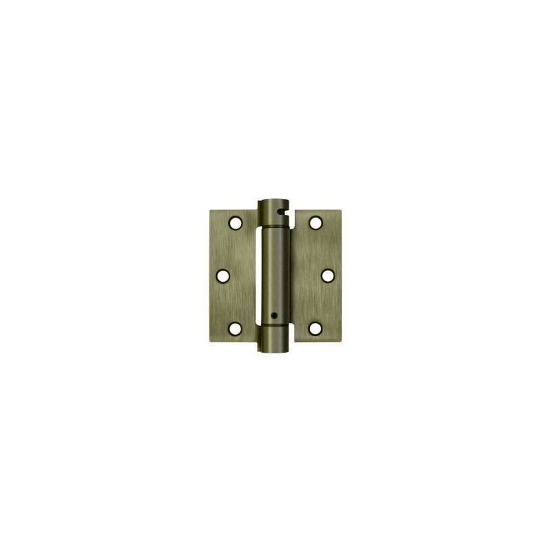 64'' x 64'' Steel Surface Mount Hinge, Antique Brass