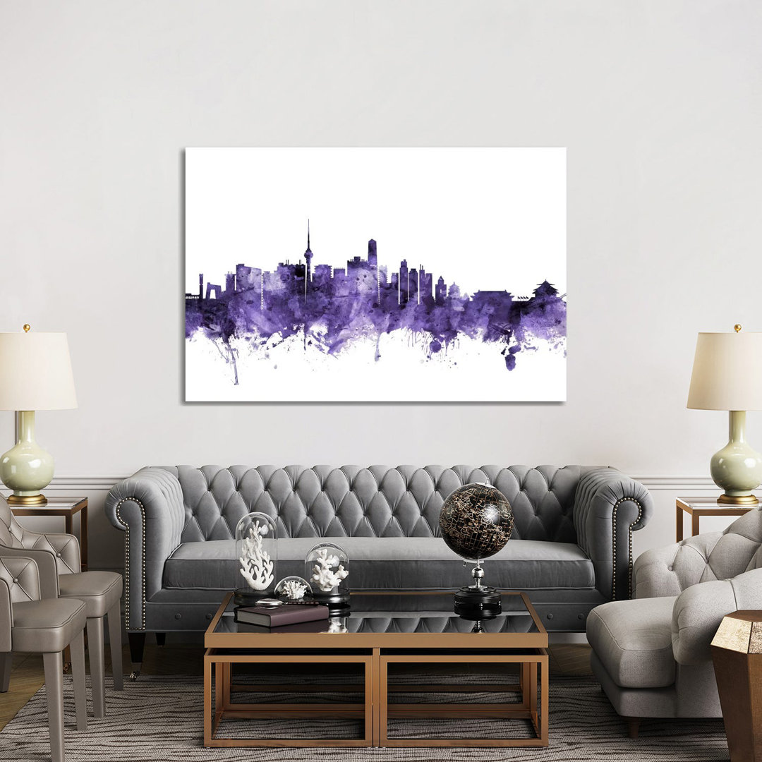 Beijing, China Skyline by Michael Tompsett - Wrapped Canvas Gallery-Wrapped Canvas Giclée