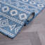 Tapis intérieur / extérieur bleu / crème Jerrlyn Southwestern-180097616