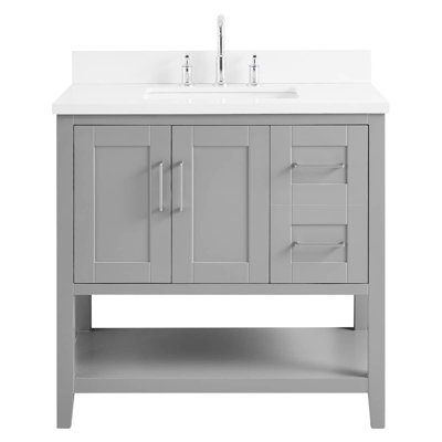 Sheraton 36" Freestanding Standard Single Bathroom Vanity with Top