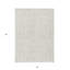 Tapis extérieur lavable floral ivoire et beige 3 pi x 5 pi