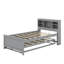 Lit plateforme avec tête de lit, USB, lit gigogne et tiroirs-87402985-87402984
