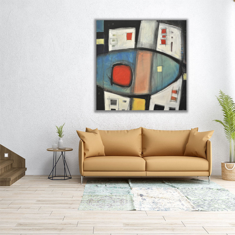 Jazz improv - reproduction d'art sur toile, H 12 po x l 12 po