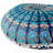 4Pcs Bohemian Round Pillowcases, 17" Diameter, Yoga & Floor Cushion Covers, Set of 4-129512682