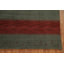 Tapis oriental vert rayé 9 pi 9 po x 6 pi 7 po Gabbeh