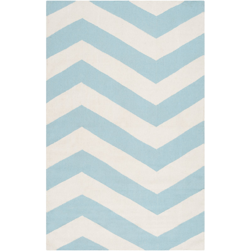 Asencio Wool Chevron Indoor Rug, Runner 2'6" x 8'