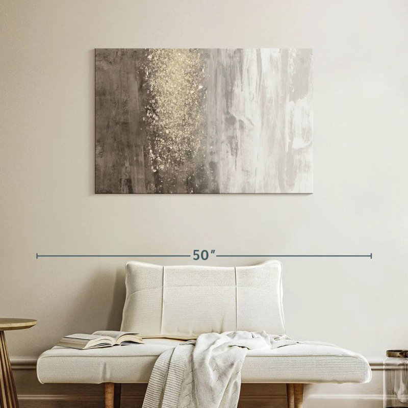 Avery Glitter Rain II, 26" H x 39" W