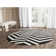 Sanyla Hand Tufted Wool Chevron Rug