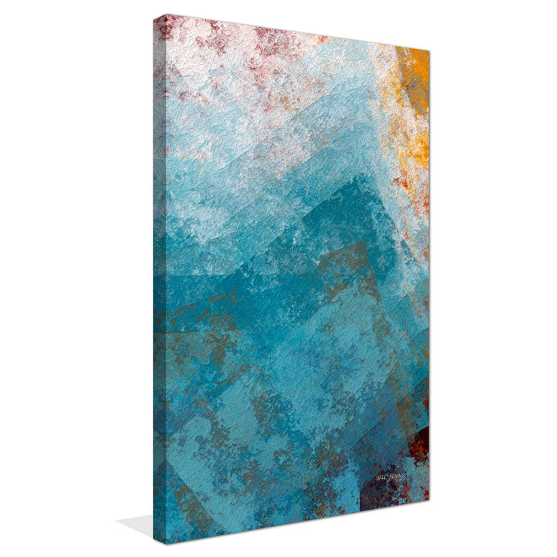 Matthew 6: 21 «Where Is Your Treasure» - peinture, Toile tendue, H 30 po x l 18 po x P 1 po