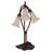 16" High White Tiffany Pond Lily 3 LT Accent Lamp-1702408091