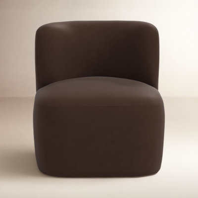 Mariza Cotton Swivel Lounge Chair