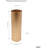 Hosley Gold Metal Tall Floor Vase with PVC Liner, 4-Inch Dia x 14-Inch H, Large Decorative Vase for Home Decor, Ideal for Floral Arrangements, Weddings, Parties, and Living Room Corner Décor