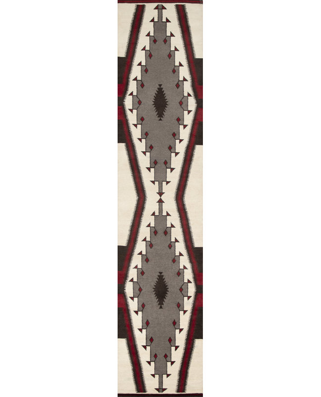 Mesa Hand Woven Wool Area Rug, Runner 3' x 9'