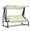 3 Person Porch Swing with Canopy-2084136875