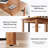 70 Inch Large Computer Desk, Farmhouse Office Desk Writing Study Desk With Solid Wood Leg's, Executive Desk With Thickened Frame And Board