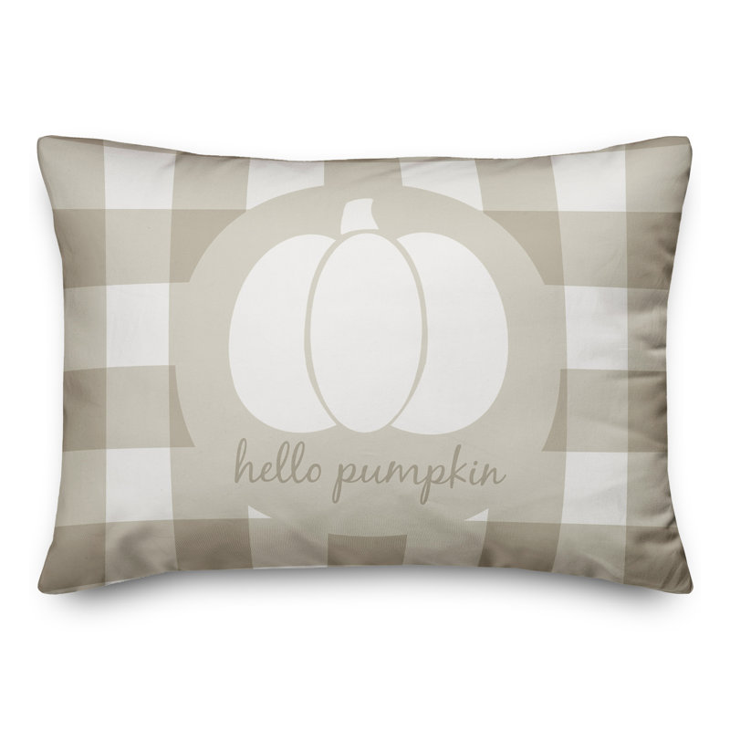 Plaid Throw Pillow
