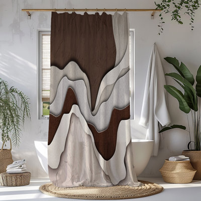 Abstract Shower Curtain