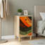 36cm W Engineered Wood Bedside Table