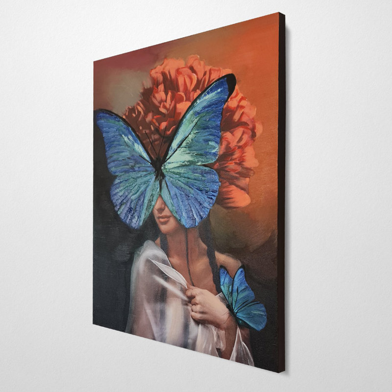Elena - peinture sur toile tendue, L 20 po x H 20 po