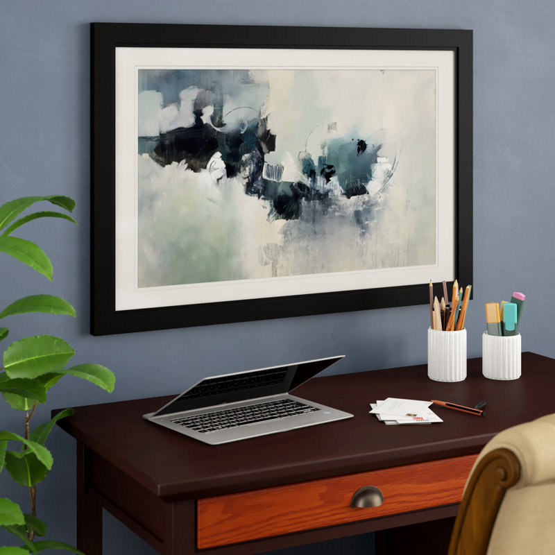 «Limmerick Breeze», reproduction d'art, Cadre noir, H 30 po x l 44 po x P 1 po