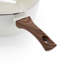 Casserole blanche en aluminium antiadhésif de 2,5 pintes avec couvercle Oster
