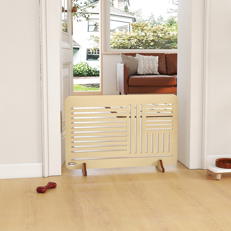 Plywood Free Standing Pet Gate