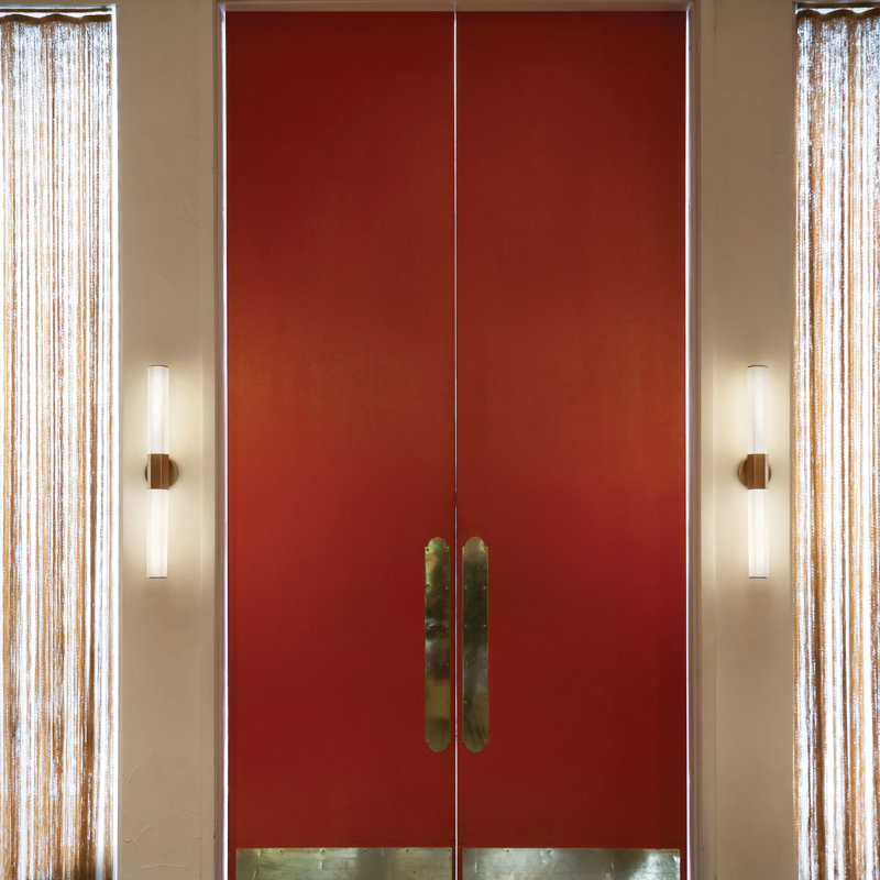 Belden Dimmable LED Bath Bar, Heritage Brass