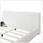 Upholstered Bed, with Solid Wood Frame, Queen, White-146620474