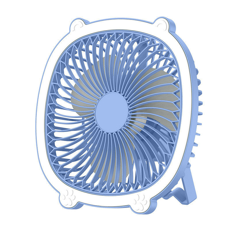 Ventilateur de bureau mural mural USB, Blue