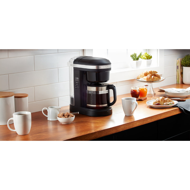 KitchenAid Classic 12 Cup Drip Coffee Maker, Onyx Black