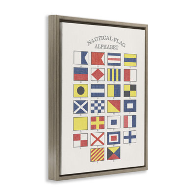 " Nautical Flag Alphabet " by Daphne Polselli