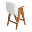 Tabouret de comptoir rembourré avec accoudoirs Kyajah-1931962082