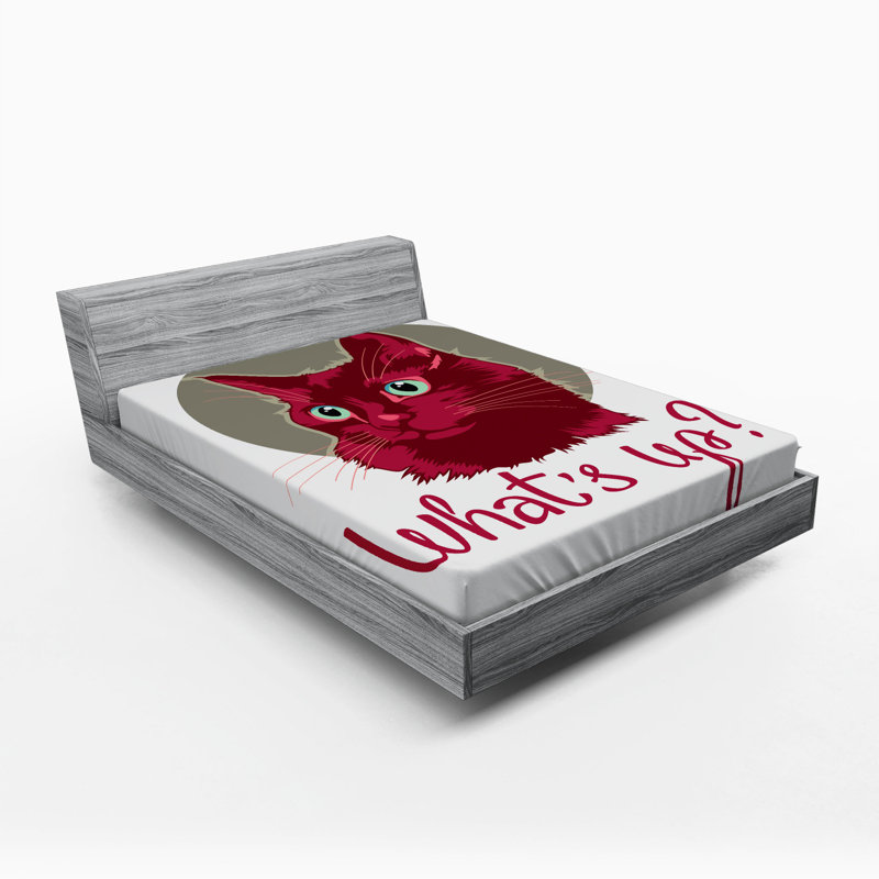 Drap-housse en microfibre Cat, Grand