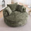 Fauteuil demi-tonneau pivotant en chenille-332416681
