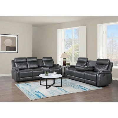 Ensemble de fauteuils inclinables 2 pièces Ithan
