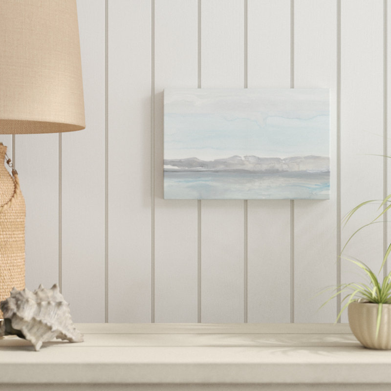 «Gray Horizon» par Rob Delamater, reproduction d'art sur toile tendue, H 8 po x l 12 po