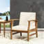 Chaise de patio en bois avec panneaux de lattes élégants, design moderne et élégant de 32,01 lb, poids du produit 27,23 lb-650503704-650503705