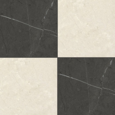 Carreau de porcelaine mat pour plancher et mur 8 po x 8 po Gambit