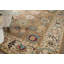 Tapis brun clair à motif floral et botanique Farhiyo-673618754