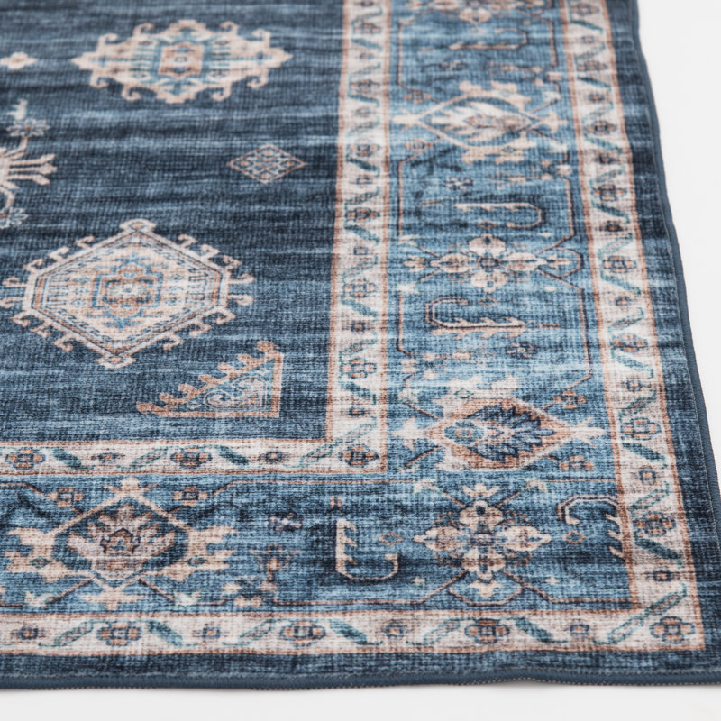 Tapis rectangulaire Gamari avec envers antidérapant, Rectangle 7 pi 6 po x 9 pi 6 po