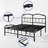 Rennane 18" Metal Full Bed with Headboard & Footboard-1177355693